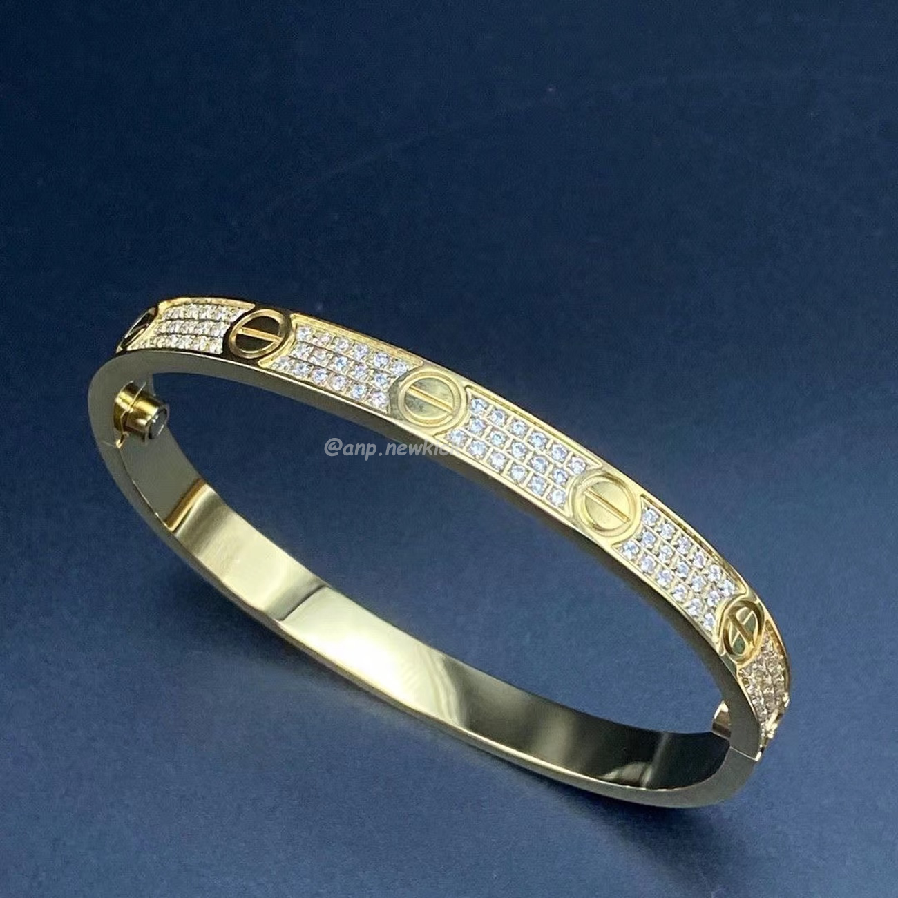 Cartier Bracelet Wide Version Full Sky Star Gold Rose Gold Platinum (2) - newkick.cc